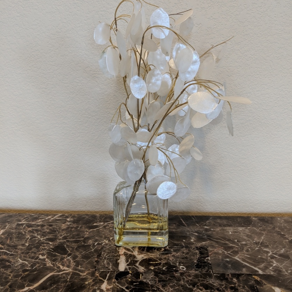 Delicate faux floral type arrangement